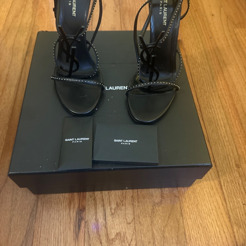 Cassandra 110 YSL  Saint Laurent studded  sandal